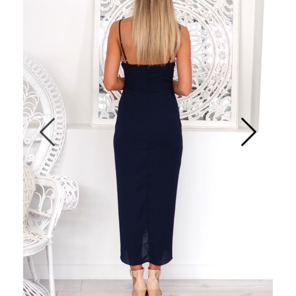 High low Navy dress from Jean Jail